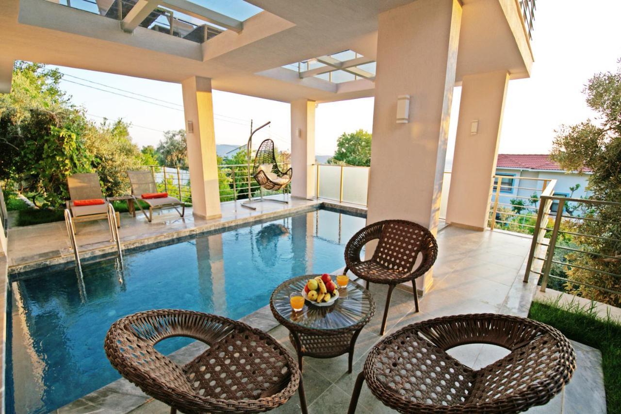 Villa With A Private Heated Pool, Jacuzzi, Overlooking Spectacular Views Of The Sea Kaş Dış mekan fotoğraf